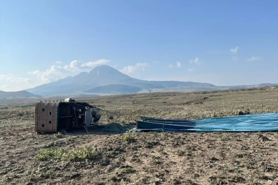 AKSARAY’DA SICAK HAVA BALONU KAZASI: 1 ÖLÜ, 12 YARALI