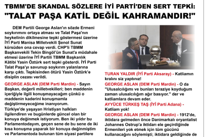 TURAN YALDIR’DAN TALÂT PAŞA TEPKİSİ: “KATİL DEĞİL KAHRAMANDIR!”