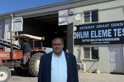 AKSARAY ZİRAAT ODASI’NDAN ÜRETİCİLERE TOHUM ELEME HİZMETİ
