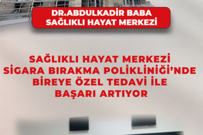 BİREYE ÖZEL YAKLAŞIM, ETKİN SONUÇ: DR. ABDULKADİR BABA SAĞLIKLI HAYAT MERKEZİ’NDE SİGARAYA KARŞI BAŞARI ARTIYOR