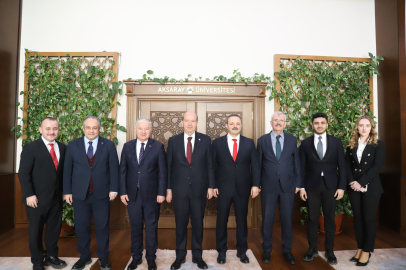 KKTC 5. Cumhurbaşkanı Ersin Tatar’dan Aksaray Üniversitesine ziyaret