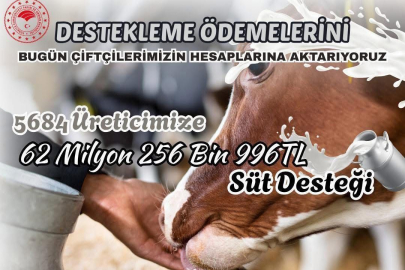 Aksaraylı Üreticilere 62 Milyon Liralık Süt Desteği