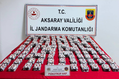 Aksaray’da Uyuşturucu Operasyonu: 11 Bin Hap Ele Geçirildi, 3 Kişi Tutuklandı