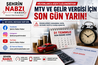 MİLYONLARCA KİŞİYİ İLGİLENDİRİYOR: SON GÜN YARIN