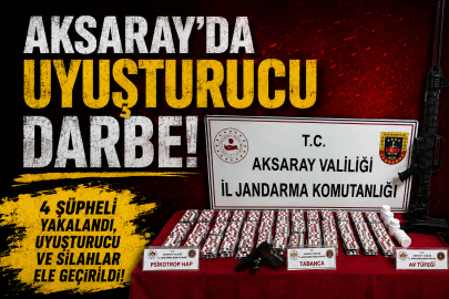 Aksaray’da Uyuşturucu Operasyonu: 4 Şüpheli Yakalandı, 2 Kişi Tutuklandı