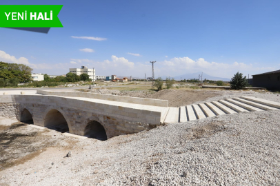 163 yıllık Karasu Köprüsü yeniden gün yüzüne çıktı