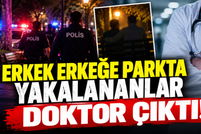 Gece yarısı parkta yakalandılar: Şüphelilerden biri doktor çıktı!