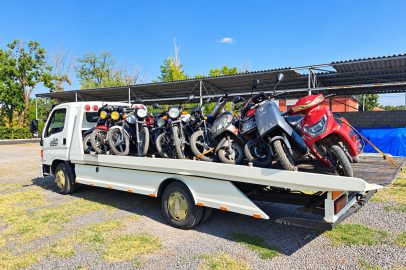 Aksaray’da motosiklet denetimi: 16 araç trafikten men edildi