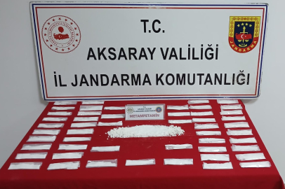 Aksaray’da uyuşturucu operasyonu: 1 kilo 60 gram metamfetamin ele geçirildi