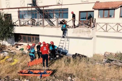 Hasan Dağı’nda Gerçeği Aratmayan Heyelan Tatbikatı: 100 UMKE Gönüllüsü Sahadaydı