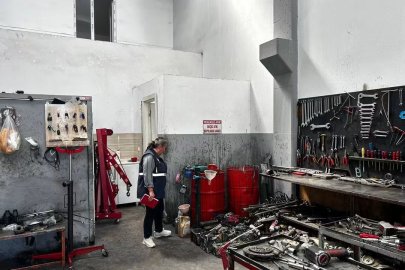 Aksaray Küçük Sanayi Sitesi’nde 276 işletmeye motor yağı denetimi
