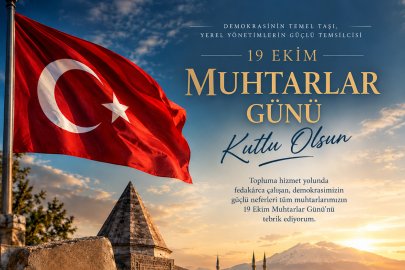 Milletvekili Cengiz Aydoğdu’dan 19 Ekim Muhtarlar Günü mesajı