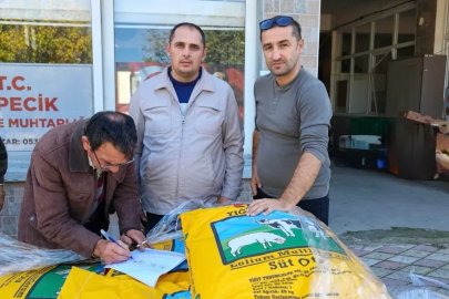 Mustafakemalpaşa’da üreticilere 2 ton İtalyan çimi tohumu desteği