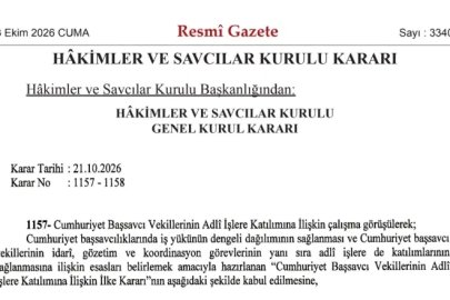 HSK’dan yargıda yeni düzenleme... Başsavcı Vekilleri de adli işlere katılacak